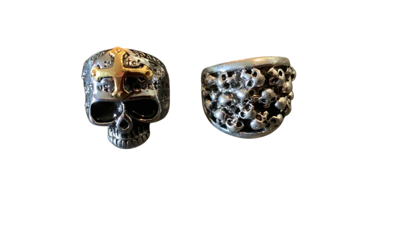 Photo 1 of 2-MENS RINGS SIZE 9 & 10