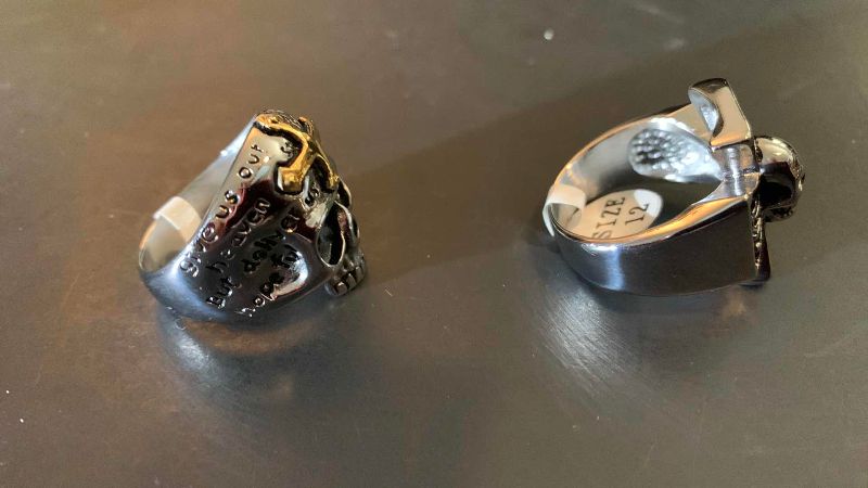 Photo 1 of 2-MENS RINGS SIZE 12