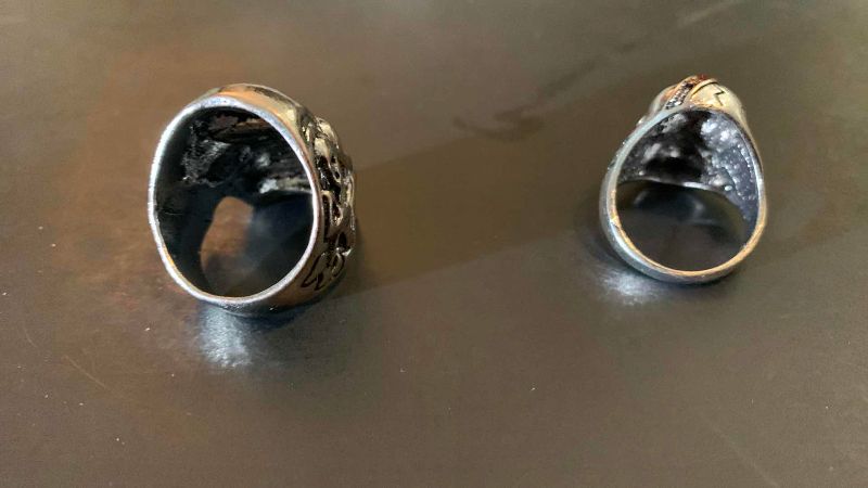 Photo 1 of 2-MENS RINGS SIZE 9