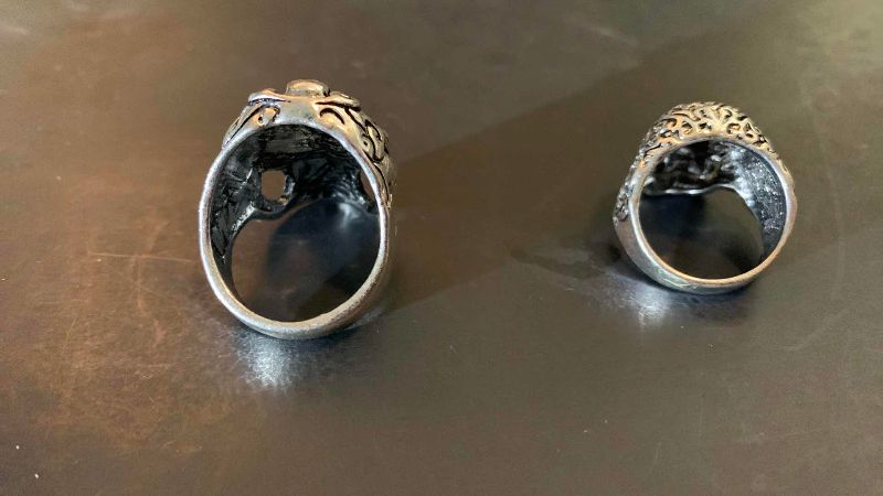 Photo 1 of 2-MENS RINGS SIZE 10