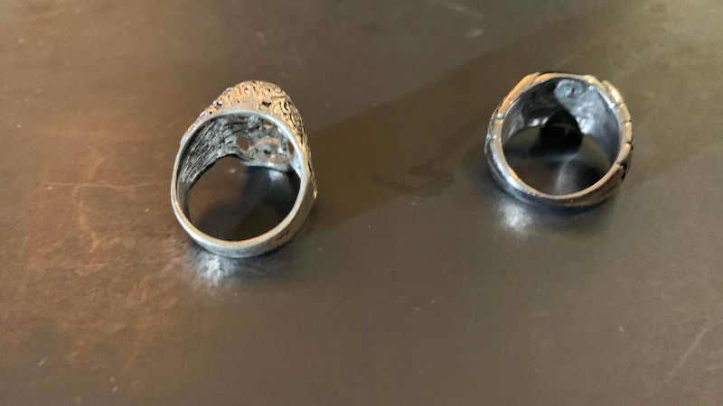 Photo 1 of 2-MENS RINGS SIZE 10