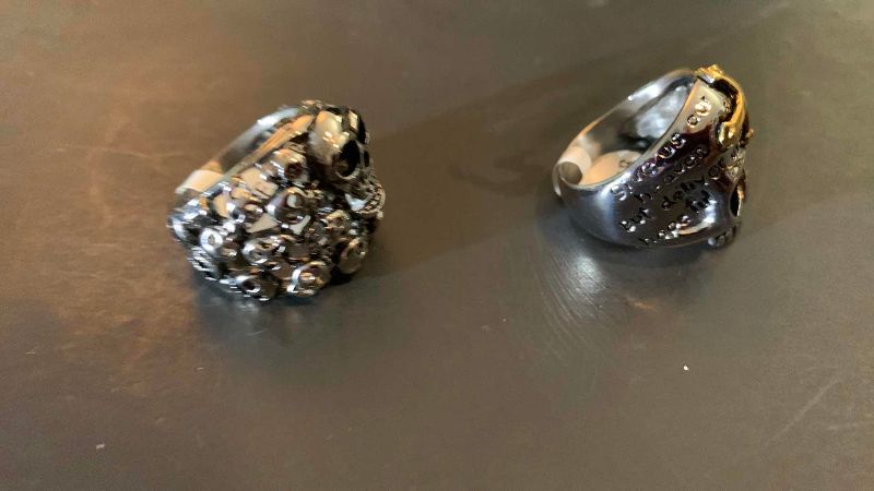 Photo 1 of 2-MENS RINGS SIZE 9