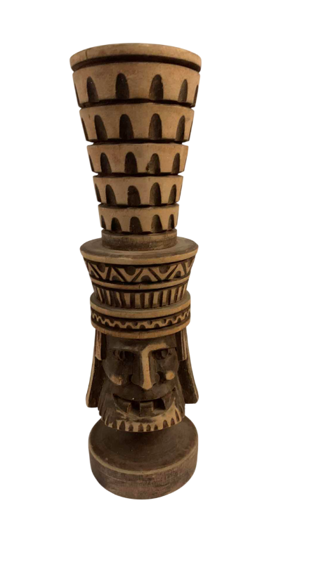 Photo 1 of ANTIQUE AFRICAN TRIBAL WOODEN HAND MADE CARVING 10” TALL
