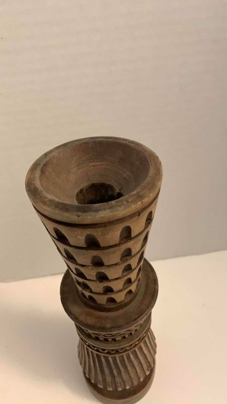 Photo 1 of ANTIQUE AFRICAN TRIBAL WOODEN HAND MADE CARVING 10” TALL