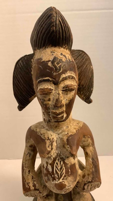 Photo 1 of VINTAGE AFRICAN LUMBO STATUS FIGURE 12” TALL