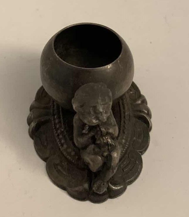 Photo 1 of ANTIQUE TOOTHPICK HOLDER SILVER PLATED 2” LONG