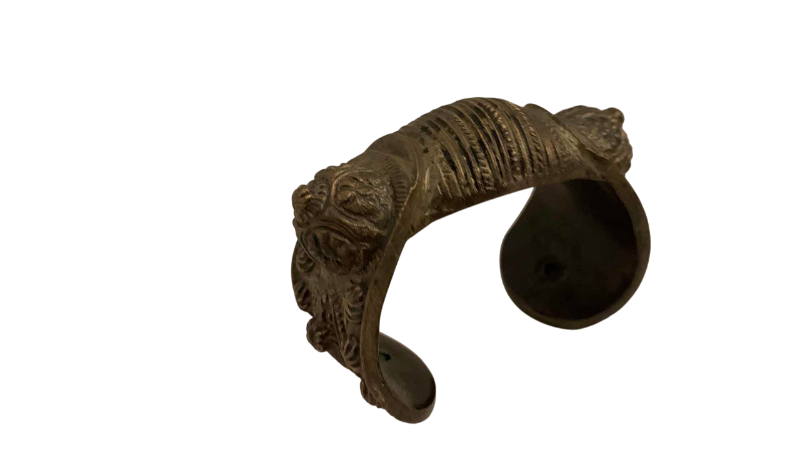 Photo 1 of ANTIQUE PERSIAN BRASS CUFF BRACELET