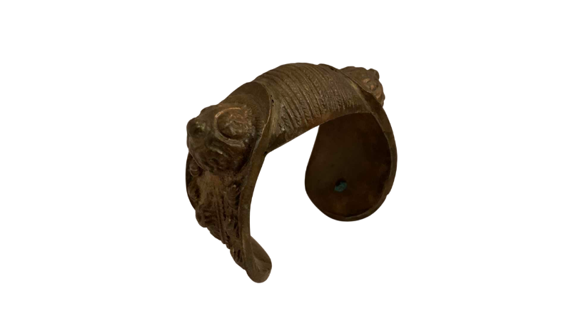 Photo 1 of ANTIQUE PERSIAN BRASS CUFF BRACELET