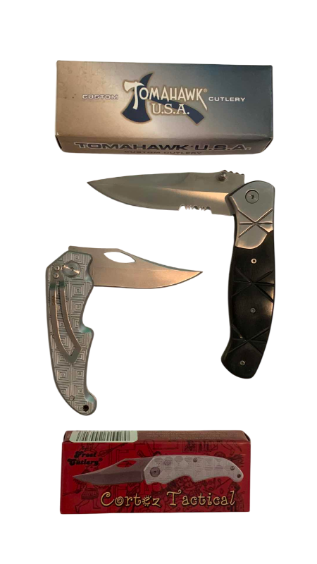 Photo 1 of TOMAHAWK AND CORTEZ TACTICAL KNIVES