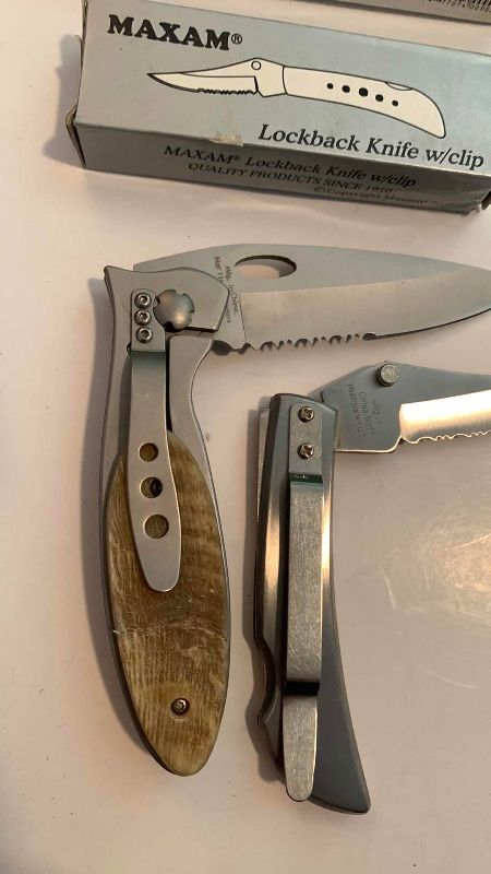 Photo 1 of MAXAM LOCKBACK KNIVES