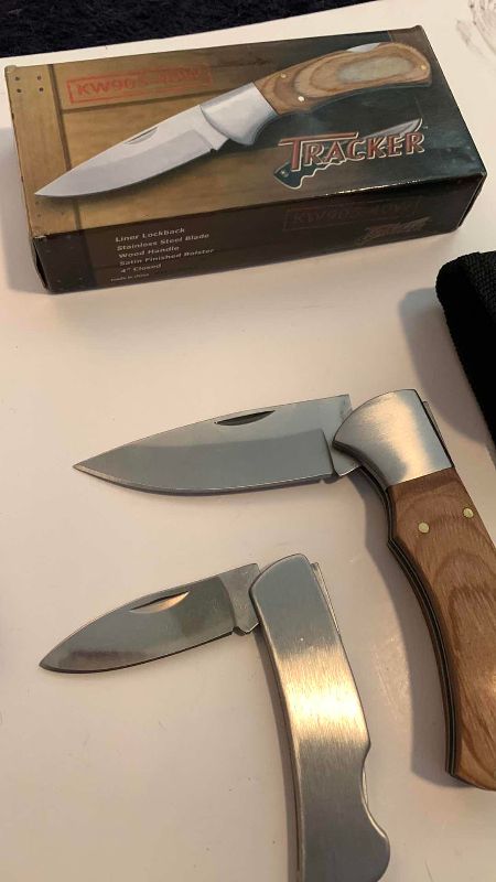Photo 1 of TRACKER AND STAINLESS STEEL KNIVES