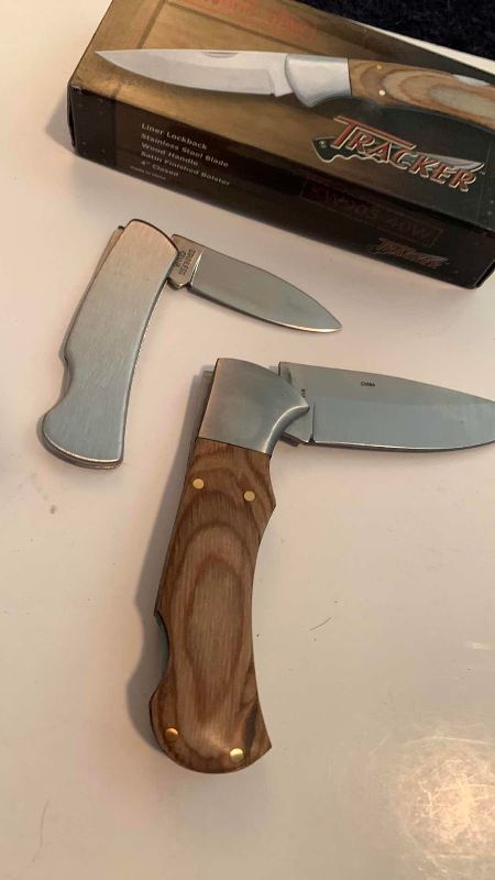 Photo 1 of TRACKER AND STAINLESS STEEL KNIVES