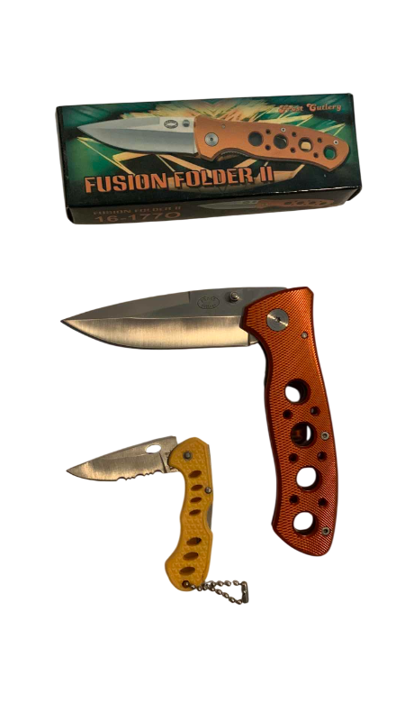 Photo 1 of FUSION FOLDER AND FROST CUTLERY KNIVES
