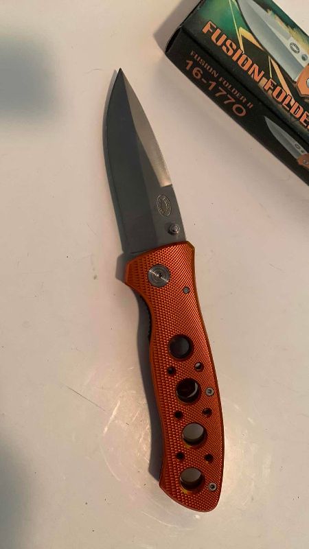 Photo 1 of FUSION FOLDER AND FROST CUTLERY KNIVES