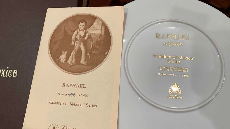 Photo 1 of PICKARD CHILDREN OF MEXICO “RAPHAEL” NUMBERED 1492/5000