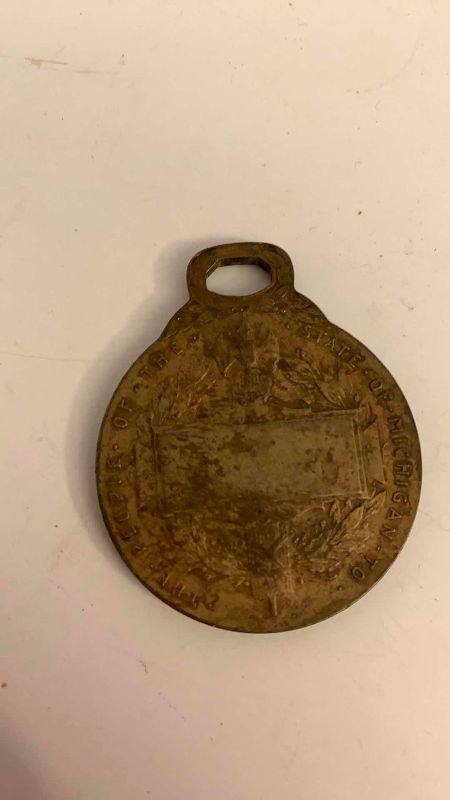 Photo 1 of ANTIQUE BRONZE MEDAL COMMEMORATING PHILIPPINE CAMPAIGN DURING THE SPANISH-AMERICAN EAR 1898-1900