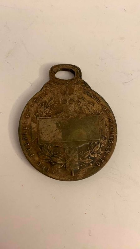 Photo 1 of ANTIQUE BRONZE MEDAL COMMEMORATING PHILIPPINE CAMPAIGN DURING THE SPANISH-AMERICAN WAR 1898-1900