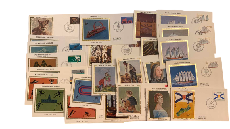 Photo 1 of VINTAGE 24-1977-1979 FIRST DAY ISSUE STAMPS