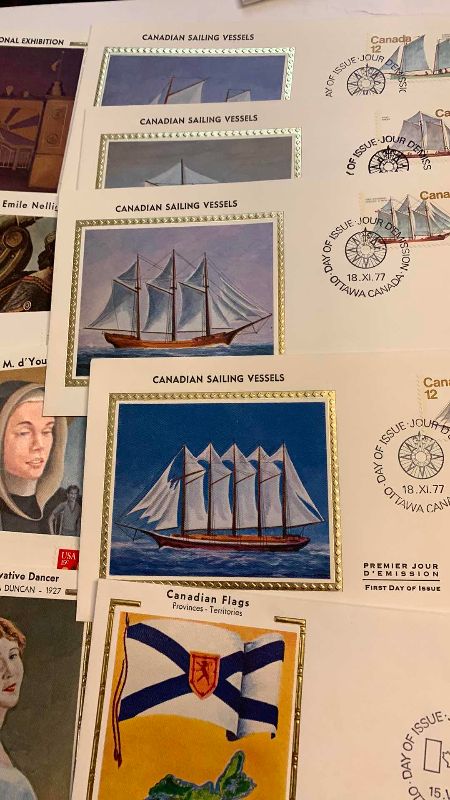 Photo 1 of VINTAGE 24-1977-1979 FIRST DAY ISSUE STAMPS