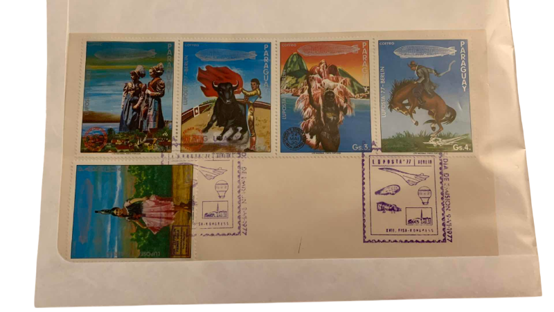 Photo 1 of VINTAGE 1977 PARAGUAYAN STAMP SET