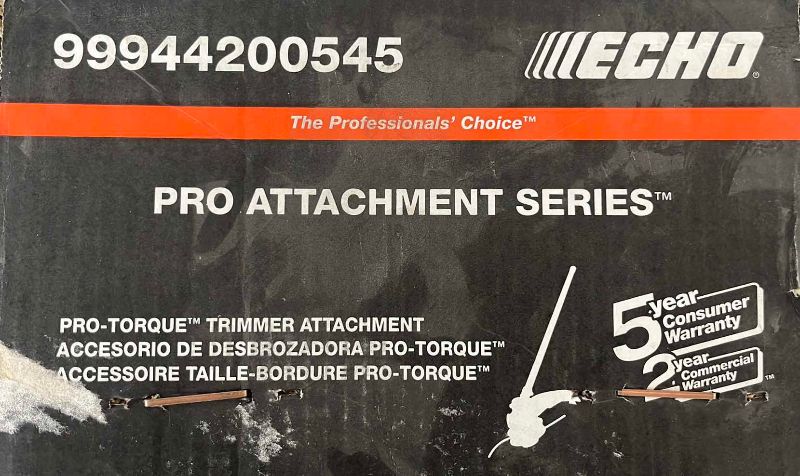 Photo 1 of ECHO PRO-TORQUE TRIMMER ATTACHMENT