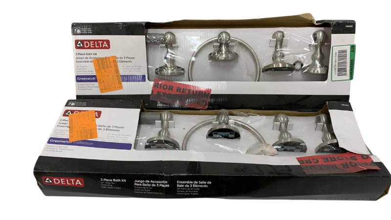 Photo 1 of 2-DELTA 3 PIECE BATH KIT MODEL 138283