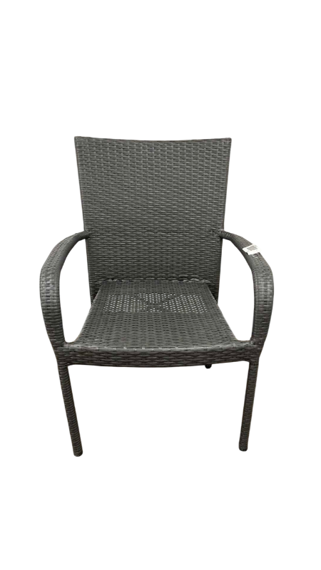 Photo 1 of WICKER WEAVE STACKABLE GREY PATIO CHAIR