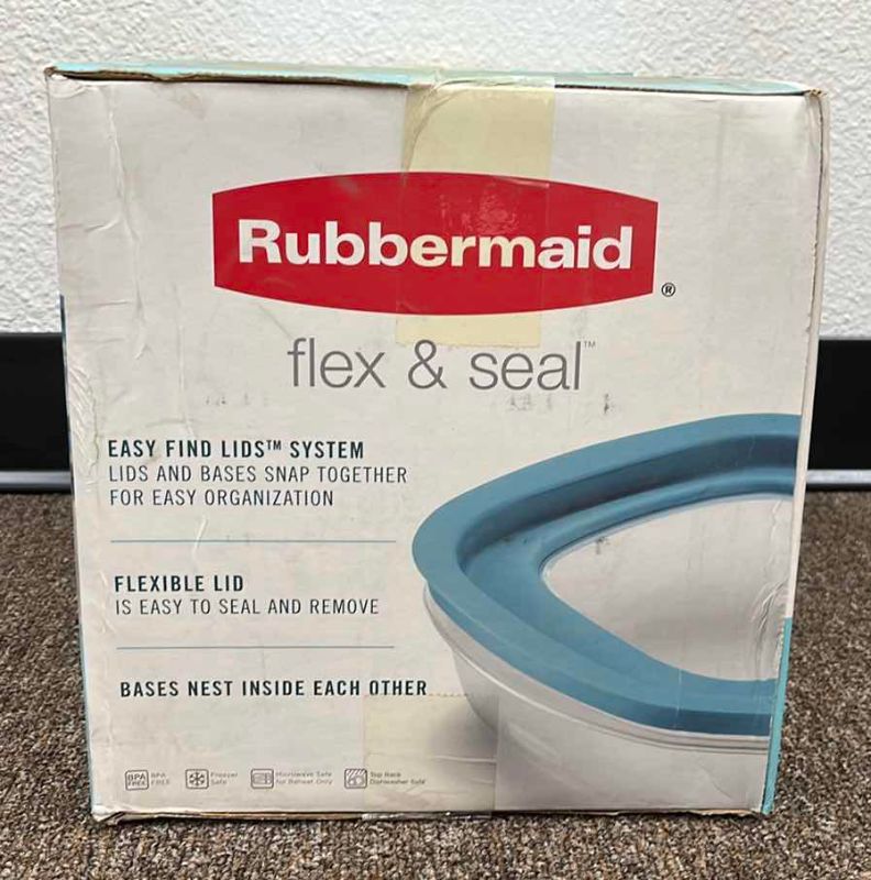Photo 1 of RUBBERMAID FLEX AND SEAL CONTAINER SET