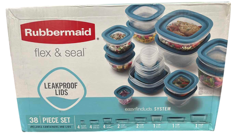 Photo 1 of RUBBERMAID FLEX AND SEAL CONTAINER SET