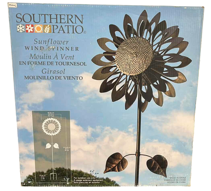 Photo 1 of SOUTHERN PATIO SUNFLOWER WIND SPINNER
