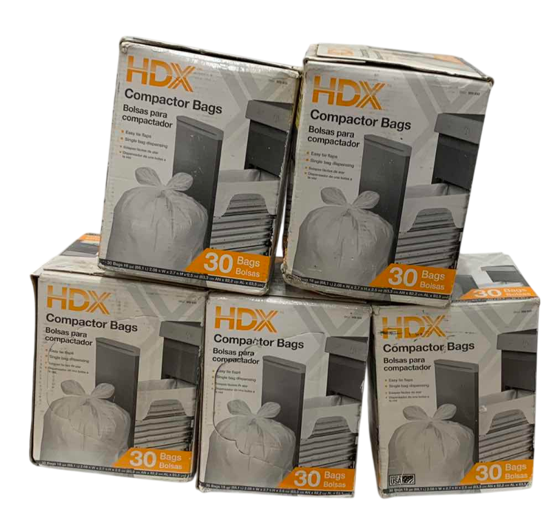 Photo 1 of 5-HDX COMPACTOR BAGS 30 COUNT