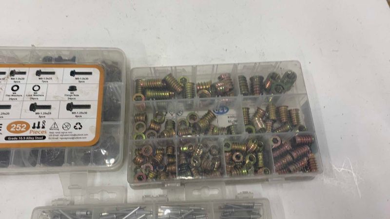 Photo 1 of 3-CONTAINERS OF HARDWARE