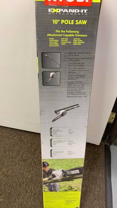 Photo 1 of RYOBI 10” POLE SAW