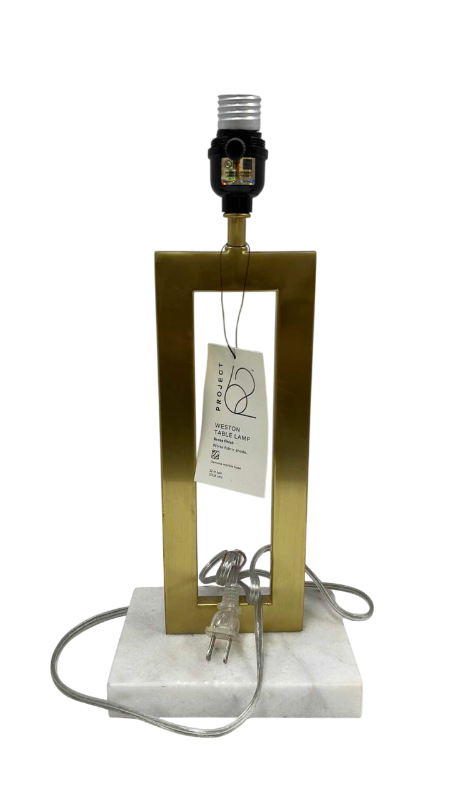 Photo 1 of BRASS FINISH WESTON TABLE LAMP