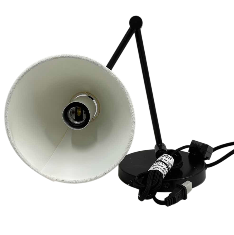 Photo 1 of 2-BLACK METAL DESK LAMPS