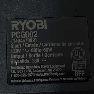 Photo 1 of RYOBI ONE+ BATTERY CHARGER