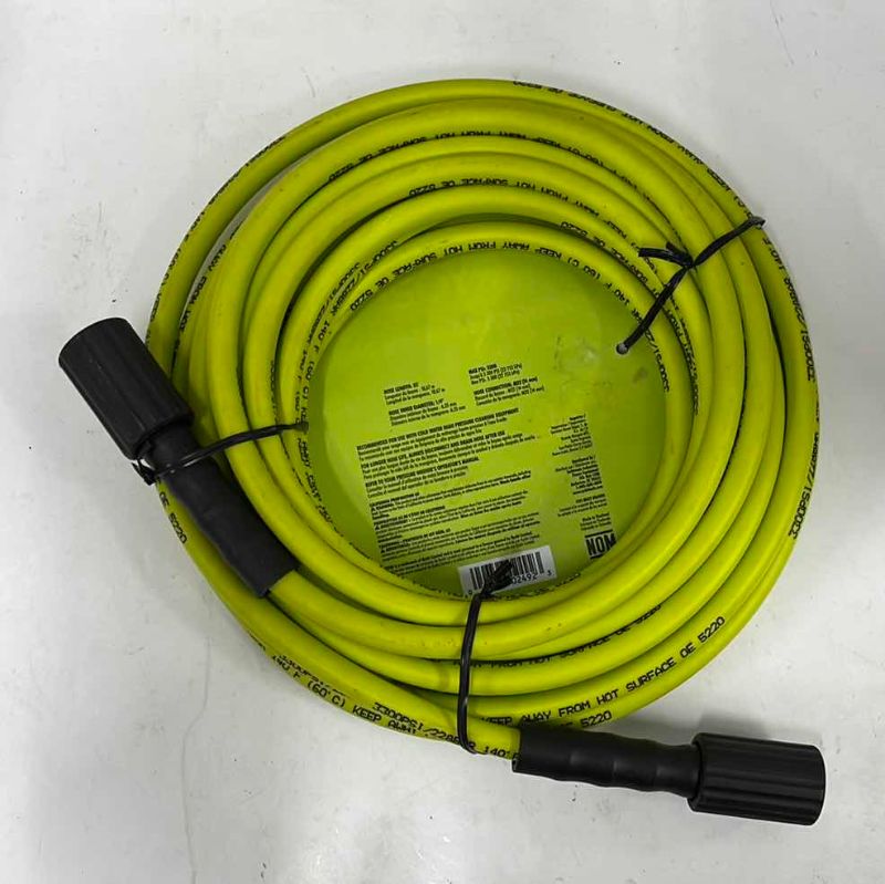 Photo 1 of RYOBI PRESSURE WASHER HOSE 35' X 1/4"