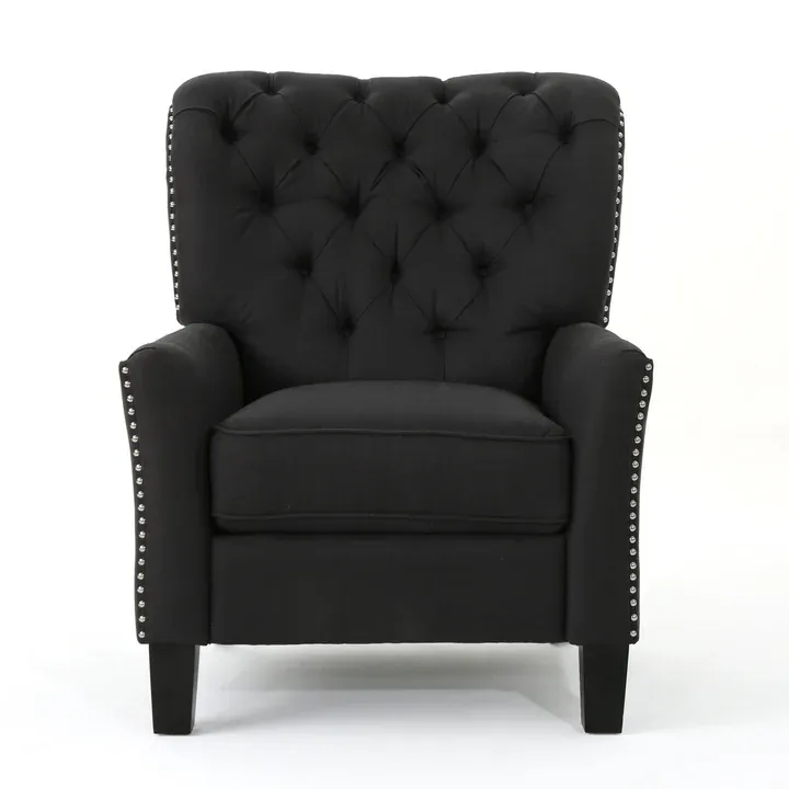 Photo 1 of MODERN PUSH BACK FABRIC RECLINER WITH RIVET ACCENTS MODEL 61370.00DTE