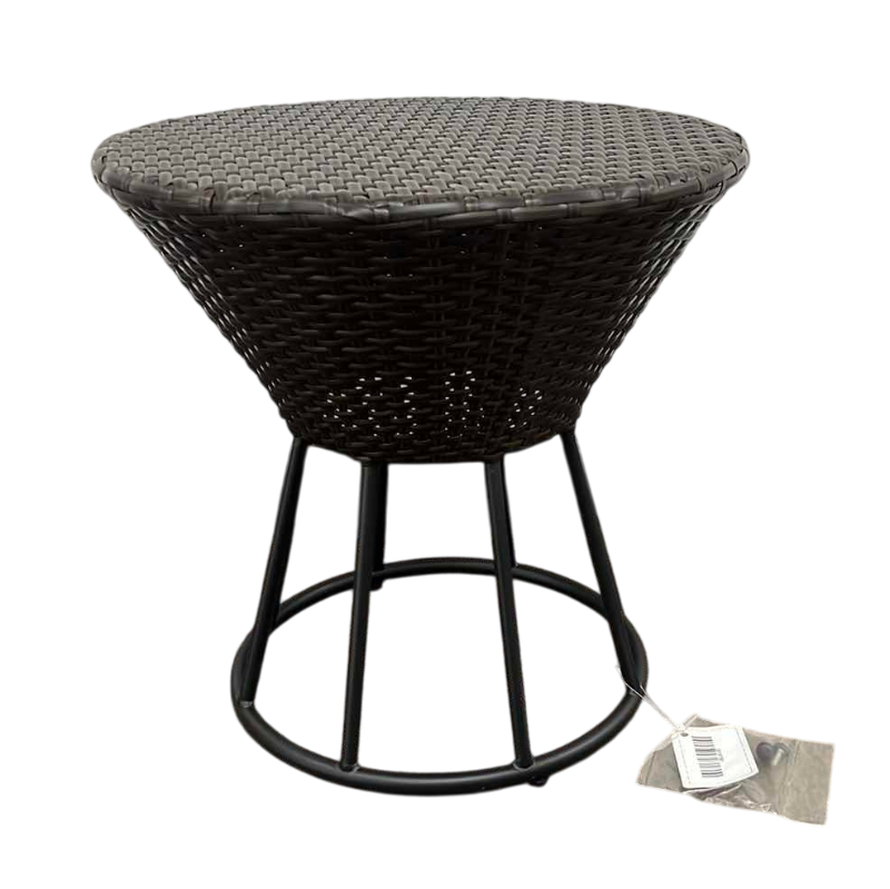 Photo 1 of WICKER OUTDOOR SIDE TABLE 24" X 24" X H 32" MODEL#60010.00 

