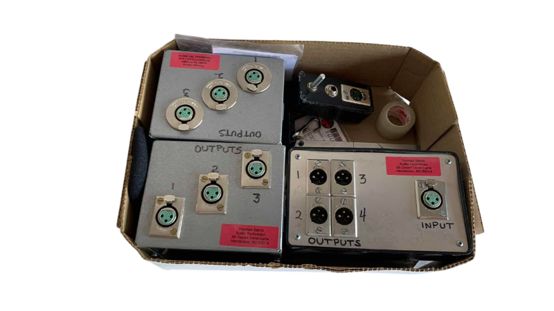 Photo 1 of 3-PROFESSIONAL AUDIO BREAKOUT BOXES