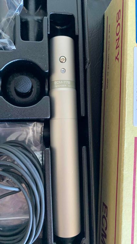 Photo 1 of SONY ECM-77B OMNIDIRECTIONAL MICROPHONE