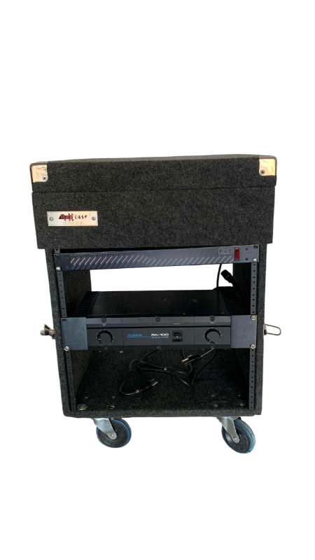 Photo 1 of ALESIS RA-100 REFERENCE AMPLIFIER IN TRAVEL CASE 20â X 20â H 31â