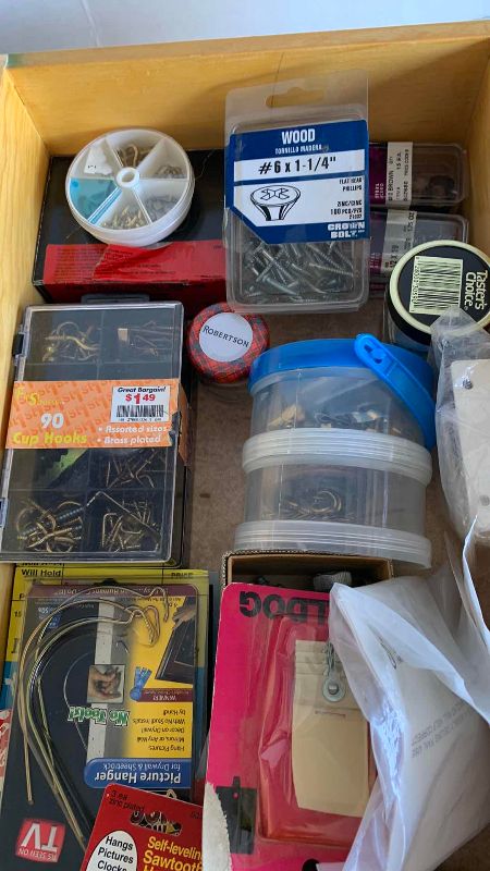 Photo 1 of PICTURE HANGING TOOLS AND HARDWARE