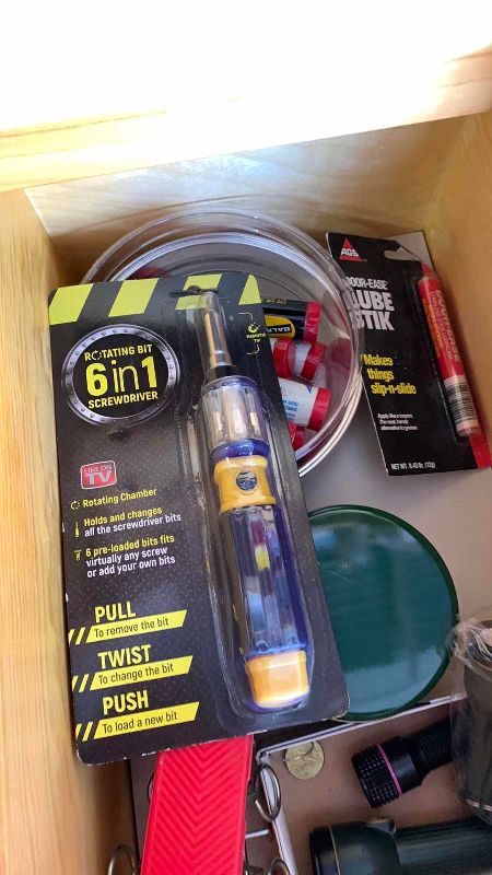 Photo 1 of CONTENTS OF DRAWERS