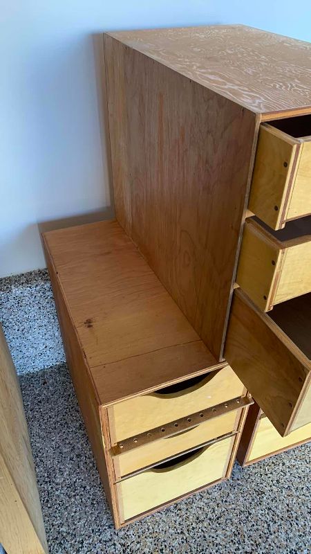 Photo 1 of 3-SETS IF WOODEN DRAWERS 12” X 19” H 16”