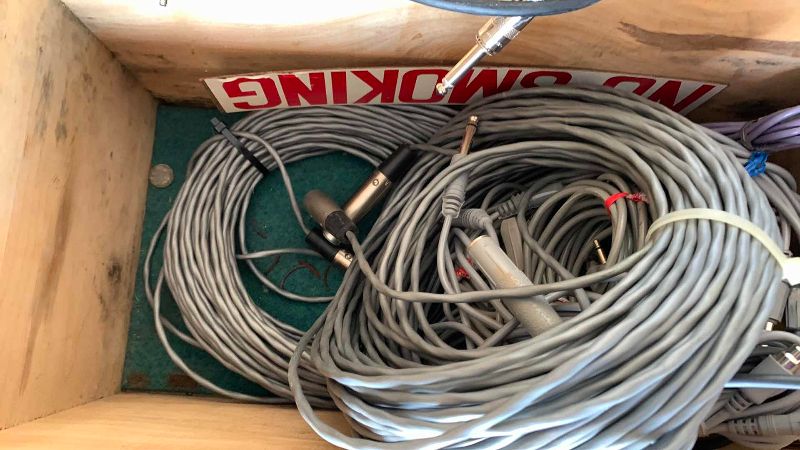 Photo 1 of CASE OF ASSORTED PROFESSIONAL AUDIO CABLES