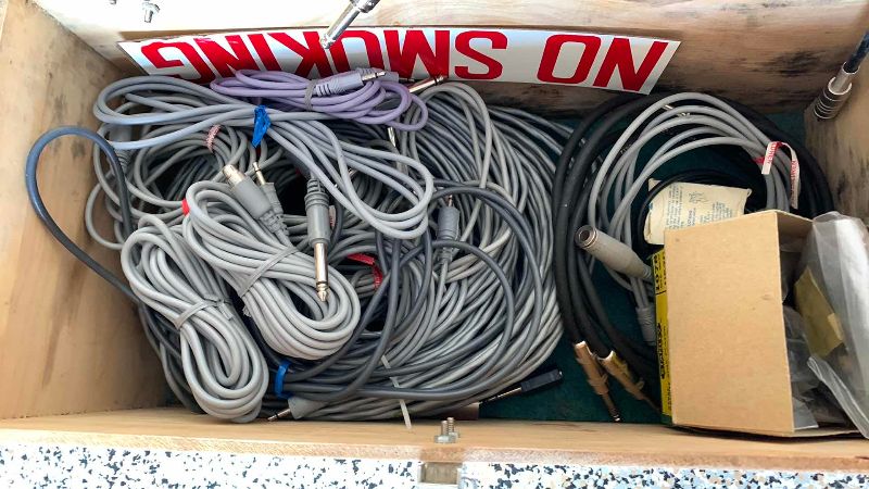 Photo 1 of CASE OF ASSORTED PROFESSIONAL AUDIO CABLES