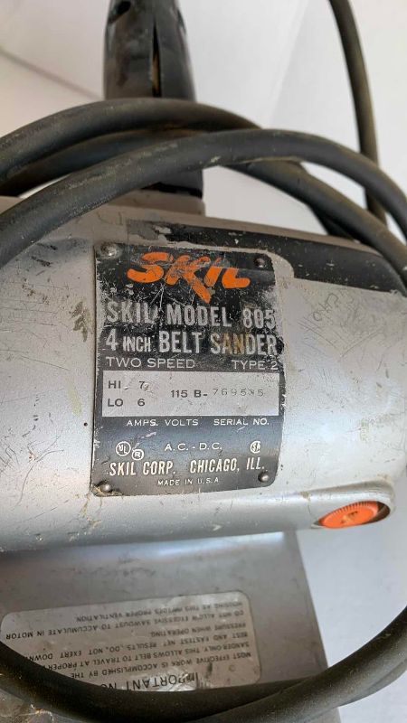 Photo 1 of SKIL 4” BELT SANDER MODEL 805