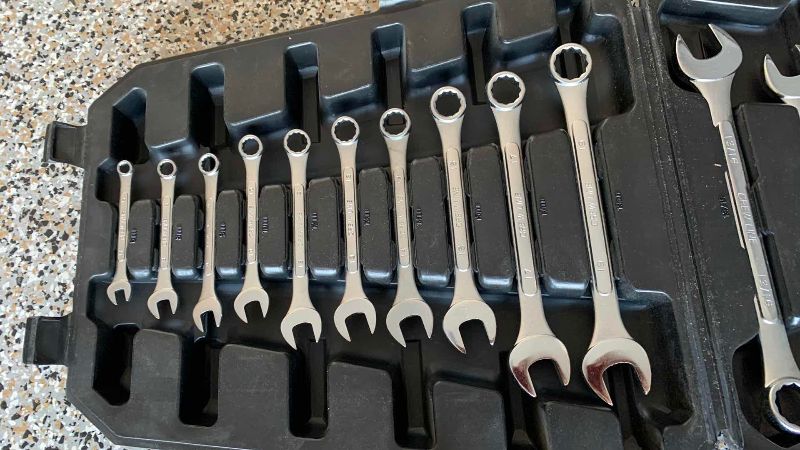 Photo 1 of CREW LINE METRIC AND STANDARD OPEN END WRENCH SET