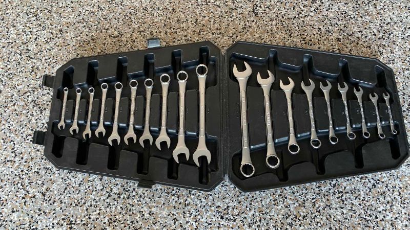 Photo 1 of CREW LINE METRIC AND STANDARD OPEN END WRENCH SET